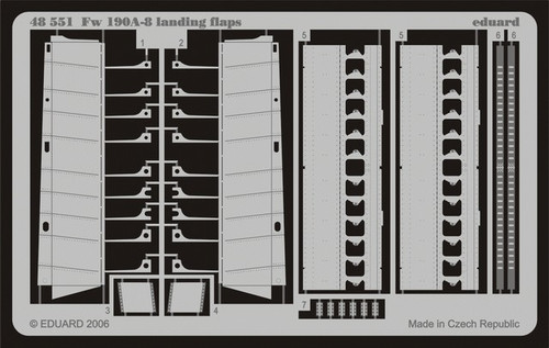 1/48 Aircraft- Fw190A8 Landing Flaps for EDU (D)