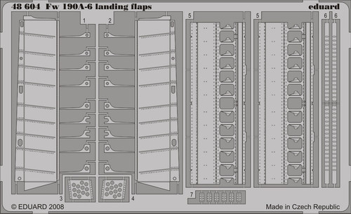 1/48 Aircraft- Fw190A6 Landing Flaps for HSG