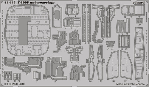 1/48 Aircraft- F100F Undercarriage for TSM