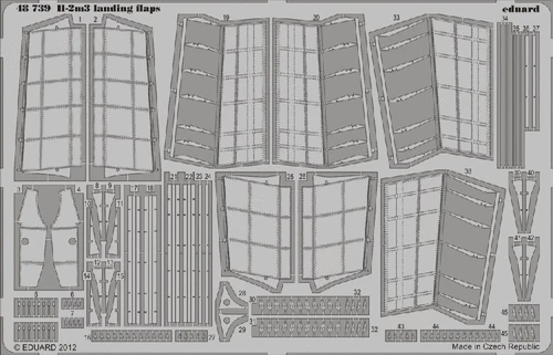 1/48 Aircraft- IL2m3 Landing Flaps for TAM