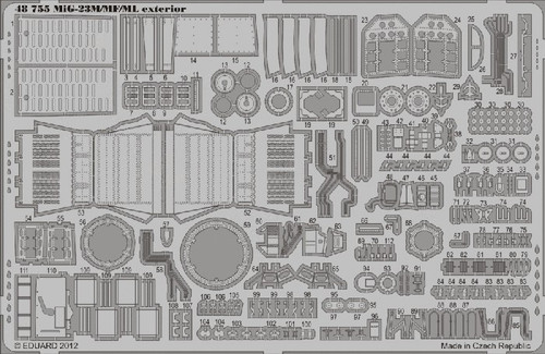 1/48 Aircraft- MiG23M/ML/MF Exterior for TSM