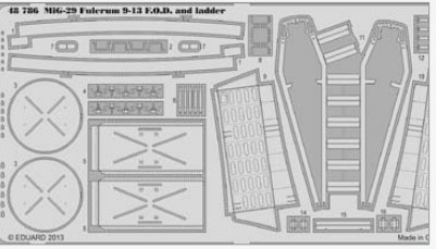 1/48 Aircraft- MiG29 9-13 F.O.D. & Ladder for LNR