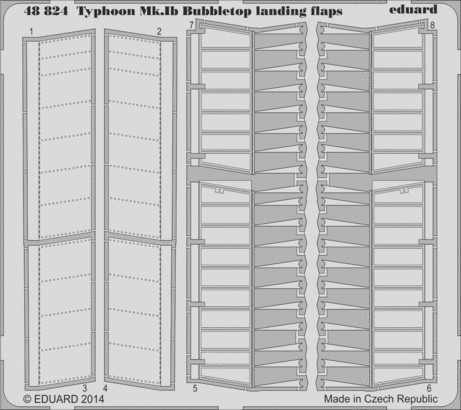 1/48 Aircraft- Typhoon Mk Ib Bubbletop Landing Flaps for ITA & HSG
