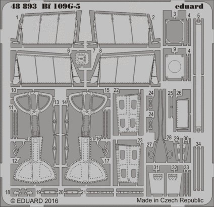 1/48 Aircraft- Bf109G5 for EDU