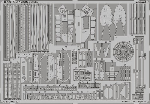 1/48 Aircraft- Su17 M3/4 Exterior for KTY