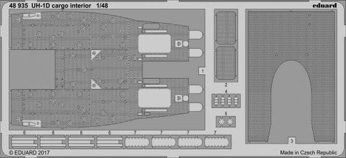 1/48 Aircraft- UH1D Cargo Interior for KTY