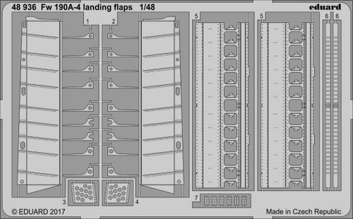 1/48 Aircraft- Fw190A4 Landing Flaps for EDU