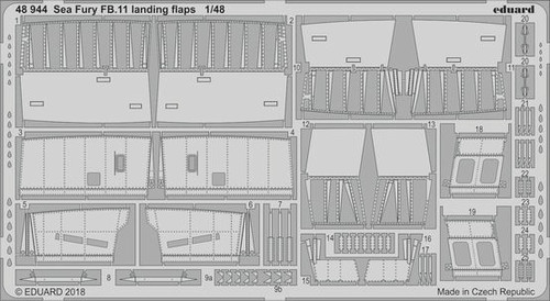 1/48 Aircraft- Sea Fury FB11 Landing Flaps for ARX