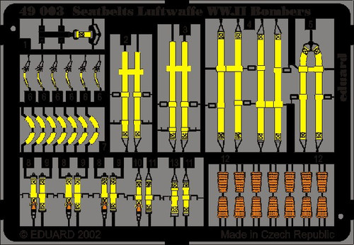 1/48 Aircraft- Seatbelts Luftwaffe Bomber WWII (Painted)