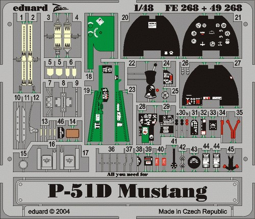 1/48 Aircraft- P51D for HSG (Painted) (D)
