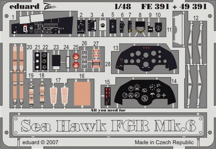 1/48 Aircraft- Seahawk FGR Mk 6 for TSM (Painted Self Adhesive)