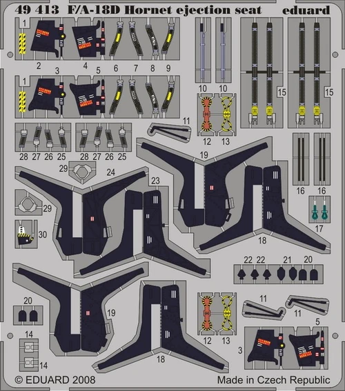 1/48 Aircraft- F/A18D Hornet Ejection Seat for HBO (Painted) (D)