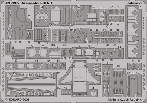 1/48 Aircraft- Airacobra Mk I for HSG (Painted Self Adhesive)
