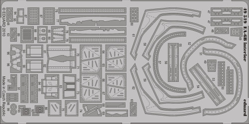 1/48 Aircraft- EA6B Interior for KIN (Painted Self Adhesive)
