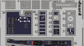 1/48 Aircraft- Ju88G6 Interior for DML (Painted Self Adhesive)