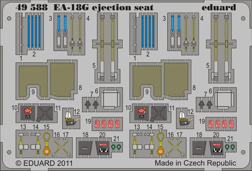 1/48 Aircraft- EA18G Ejection Seat for HSG (Painted)
