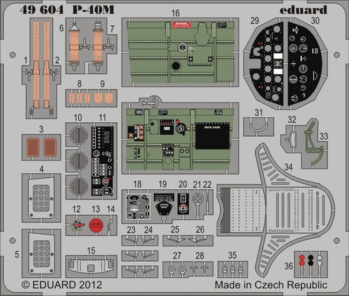 1/48 Aircraft- P40M for HBO (Painted Self Adhesive)