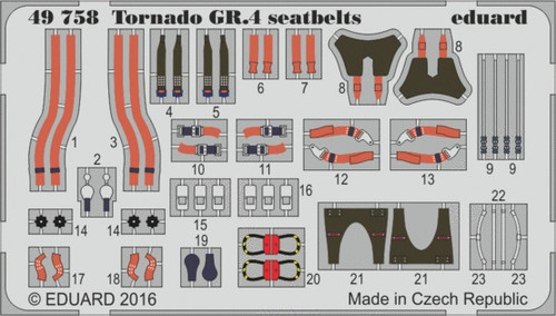 1/48 Aircraft- Seatbelts Tornado GR4 for RVL (Painted)
