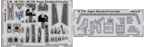 1/48 Aircraft- Super Etendard Interior for KIN (Painted)