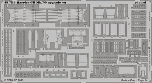 1/48 Aircraft- Harrier GR Mk 7/9 Upgrade Set for EDU (Painted)