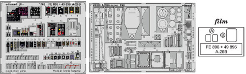 1/48 Aircraft- A26B Interior for RVL (Painted)
