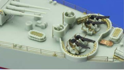 1/350 Ships- USS Indianapolis CA35 Railings for ACY