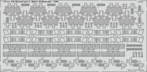 1/200 Ship- USS Missouri Pt.2 Bofors 40 Quadruple for TSM