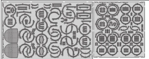 1/200 Ship- USS Missouri Pt.5 Bofors Ammo Holders for TSM