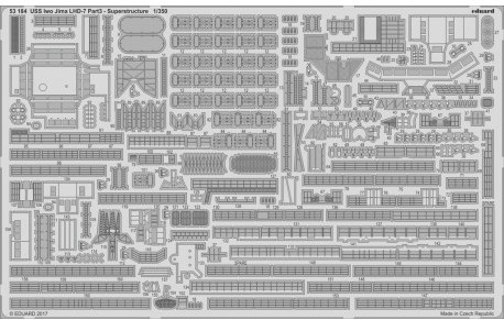 1/350 Ship- USS Iwo Jima LHD7 Superstructure Pt.3 for TSM