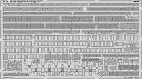 1/350 Ship- DKM Graf Zeppelin Railings Pt.2 for TSM