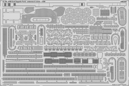 1/350 Ship- DKM Graf Zeppelin Antennas & Island Pt.3 for TSM