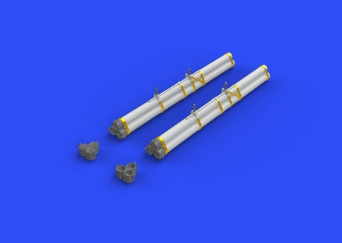 1/32 Aircraft- P40 Bazooka Rocket Launchers (Photo-Etch & Resin)