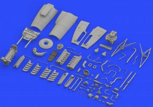 1/32 Aircraft- Mosquito FB Mk VI Left Engine for TAM (Photo-Etch & Resin)