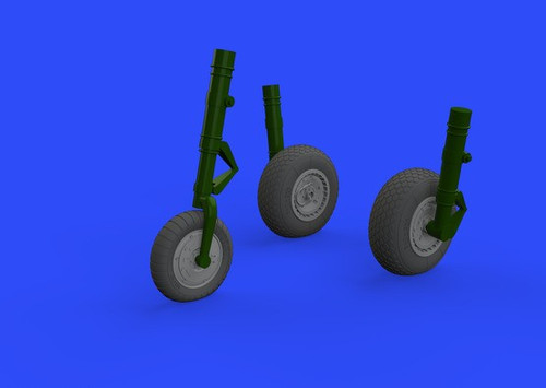 1/32 Aircraft- Me262 Wheels for RVL (Resin)