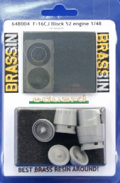 1/48 Aircraft- F16CJ Block Engine for TAM (Photo-Etch & Resin)