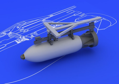 1/48 Aircraft- Spitfire 500lb Bomb Set for EDU (Decals & Resin)