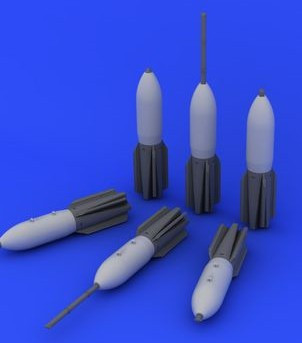 1/48 Aircraft- M117 Bomb w/Airbrake (Photo-Etch & Resin)