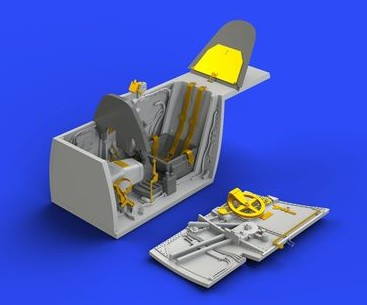 1/48 Aircraft- Bf109G5 Cockpit for EDU (Photo-Etch & Resin)