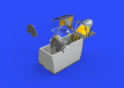 1/48 Aircraft- Bf109F Cockpit for EDU (Photo-Etch & Resin)