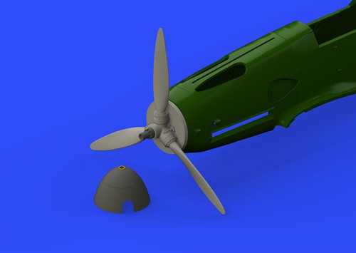 1/48 Aircraft- Bf109F Early Propeller for EDU (Photo-Etch & Resin)