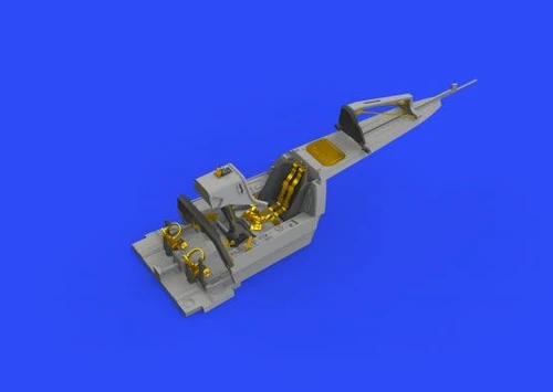 1/48 Aircraft- Fw190A4 Cockpit for EDU (Photo-Etch & Resin)
