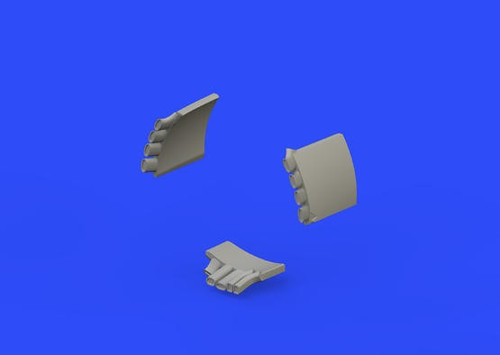 1/48 Aircraft- Fw190A Exhaust Stacks for EDU (Resin)