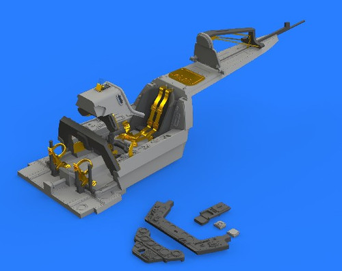 1/48 Aircraft- Fw190A5 Cockpit for EDU (Photo-Etch & Resin)