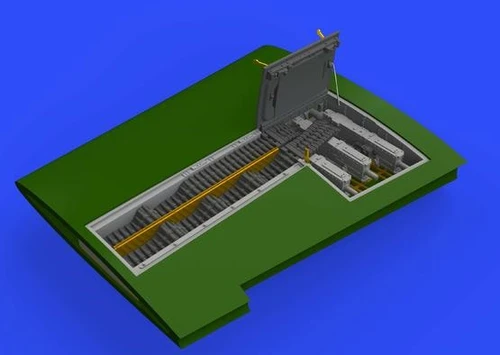 1/48 Aircraft- P51D Gun Bays for ARX (Photo-Etch & Resin)