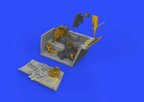 1/48 Aircraft- Bf109G6/U4 Cockpit for TAM (Photo-Etch & Resin)