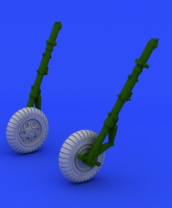 1/72 Aircraft- Fw190A Early Wheels for EDU (Resin)