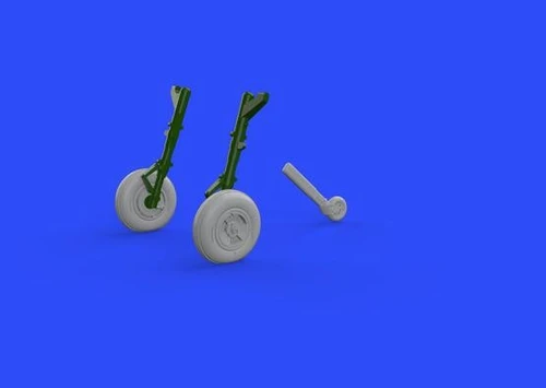 1/72 Aircraft- Spitfire Mk XVI 3-Spoke Wheels for EDU (Resin)