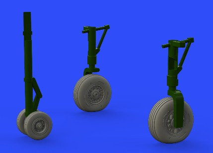 1/72 Aircraft- FG1 Phantom Wheels for ARX (Mask & Resin)