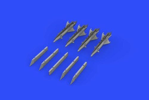 1/72 Aircraft- MiG21 RS2US Missiles w/Pylons for EDU (Decals & Resin)