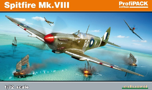 1/72 Spitfire Mk VIII Fighter (Profi-Pack Plastic Kit)